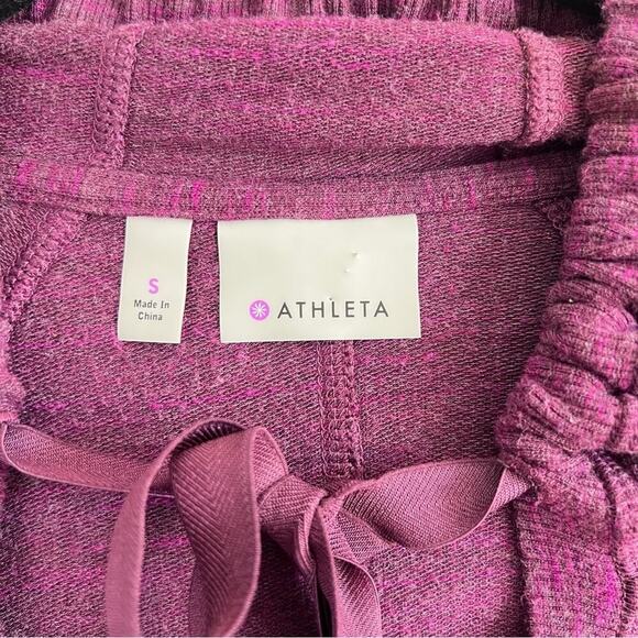 Athleta Inner Twist Hoodie Chianti Heather - Picture 6 of 11